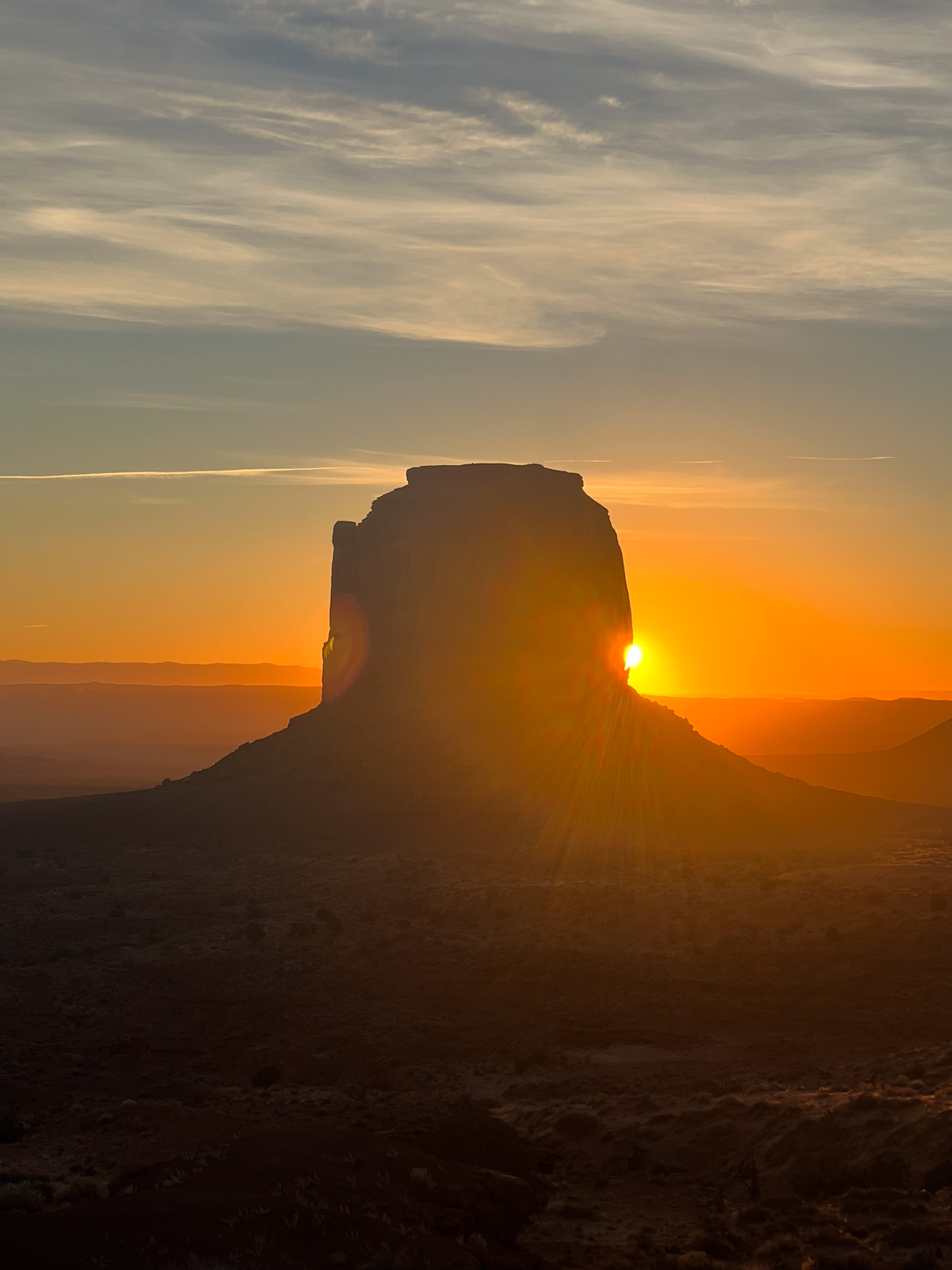 Photo by Sara A Knight  |  Monument Valley at Sunrise