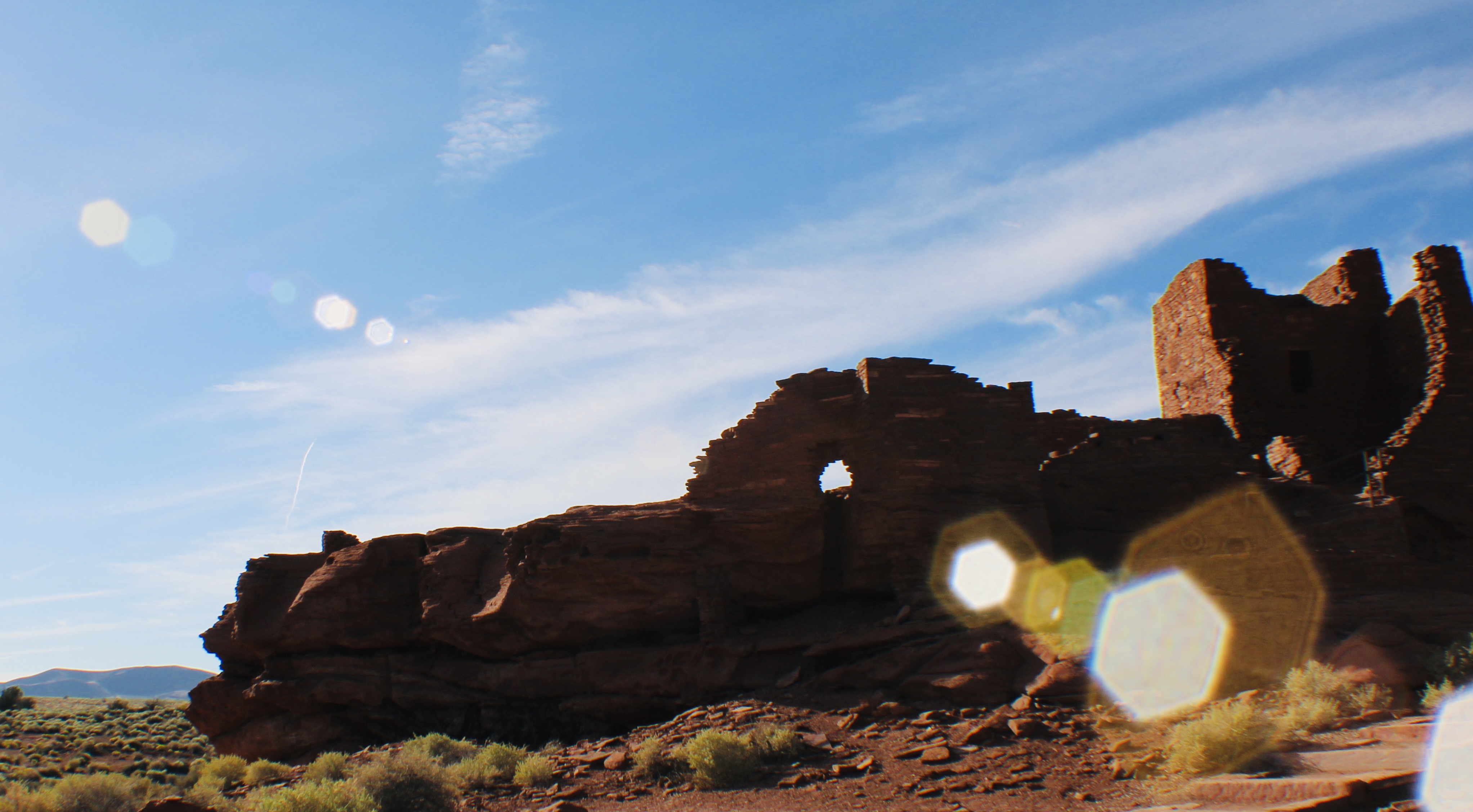 Photo by Renee Beasley  |  Sunset at Wupatki National Monument taken September 21, 2025