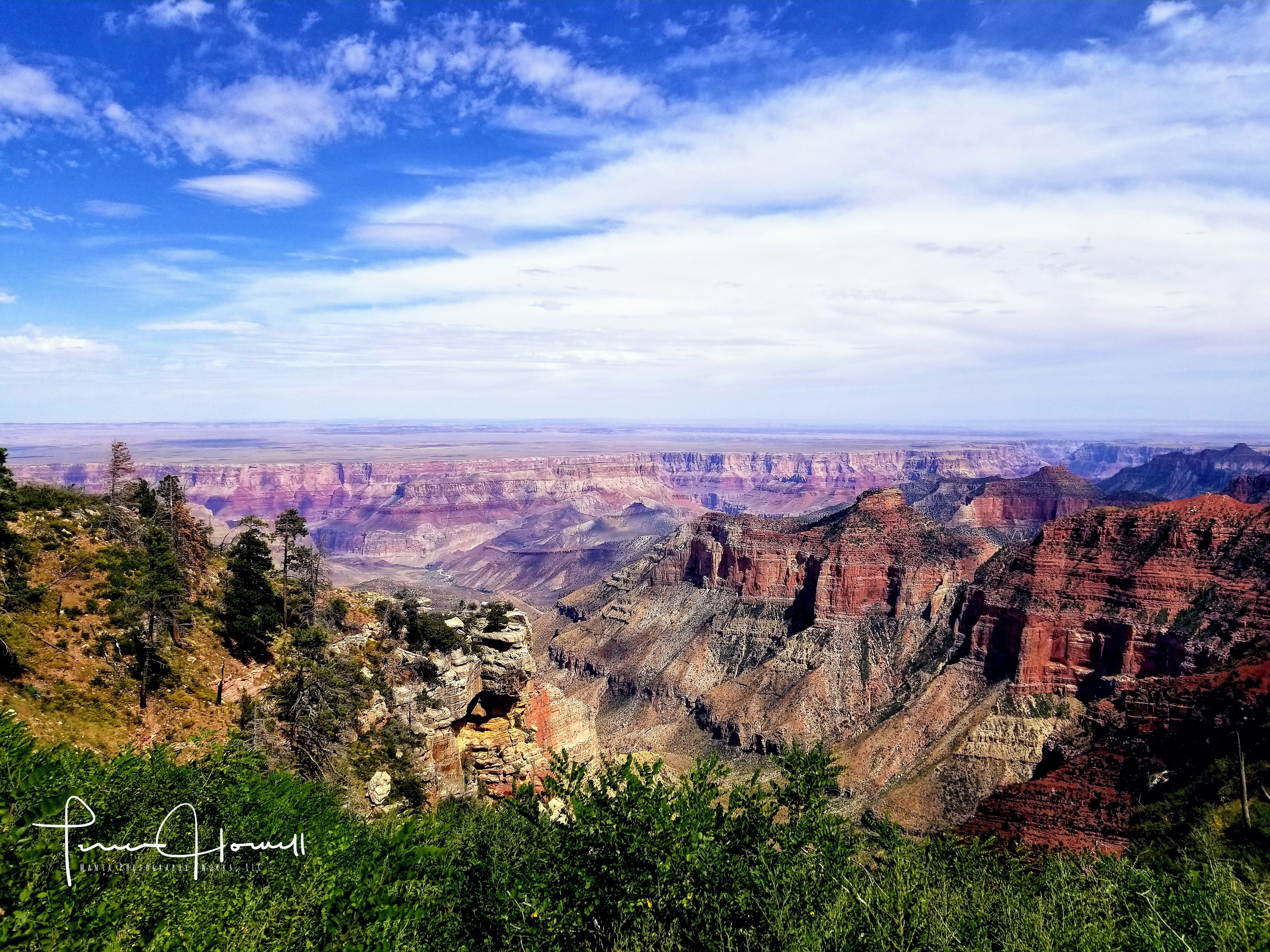 Photo by Teresa Howell  |  The Quieter Edge
Shot from the higher elevation of the North Rim, this perspective offers a unique vantage point of the Canyon.