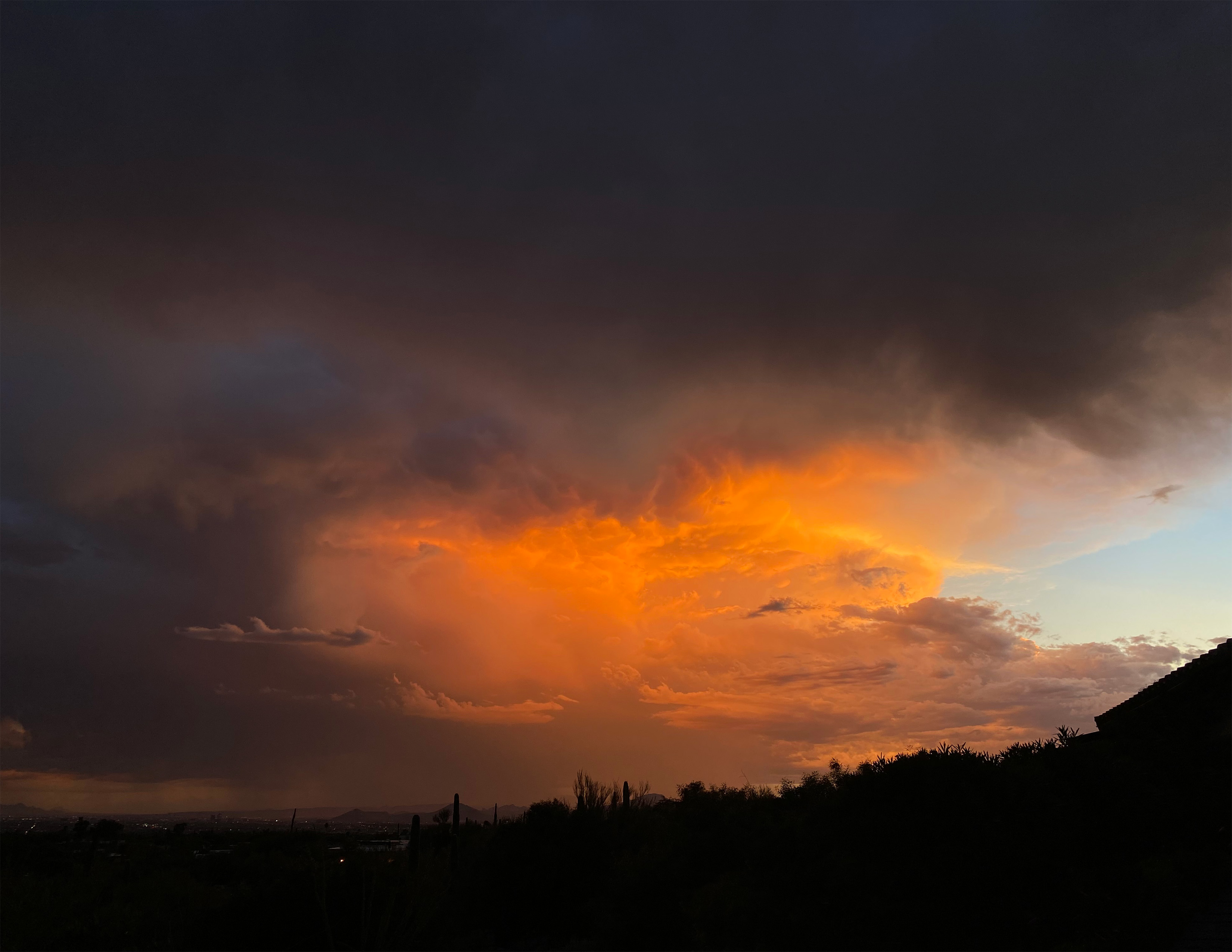 Photo by Anna Folks-Duncan  |  A burst of color across the Tucson sky.